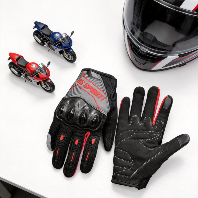 Motorcycle Gear Mesh - RS 풀핑거 오토바이 장갑 통기성 메쉬