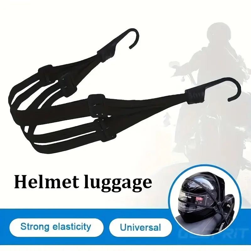 안전 후크가 있는 1Pc 오토바이 탄성 가방-다용도 헬 - Motorcycle Gear Mesh 리뷰 및 가격