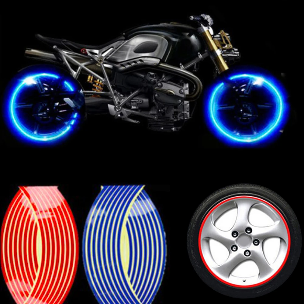 자동차 튜닝 반사 오토바이 자동차 림 스트라이프 휠 데 - Motorcycle Gear Exchange 리뷰 및 가격
