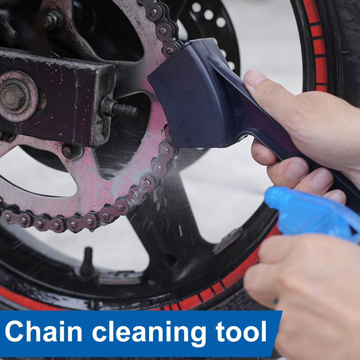 오토바이 체인 청소 브러시 기어 브러시 클리너, 야외  - Motorcycle Gear Clearance 리뷰 및 가격
