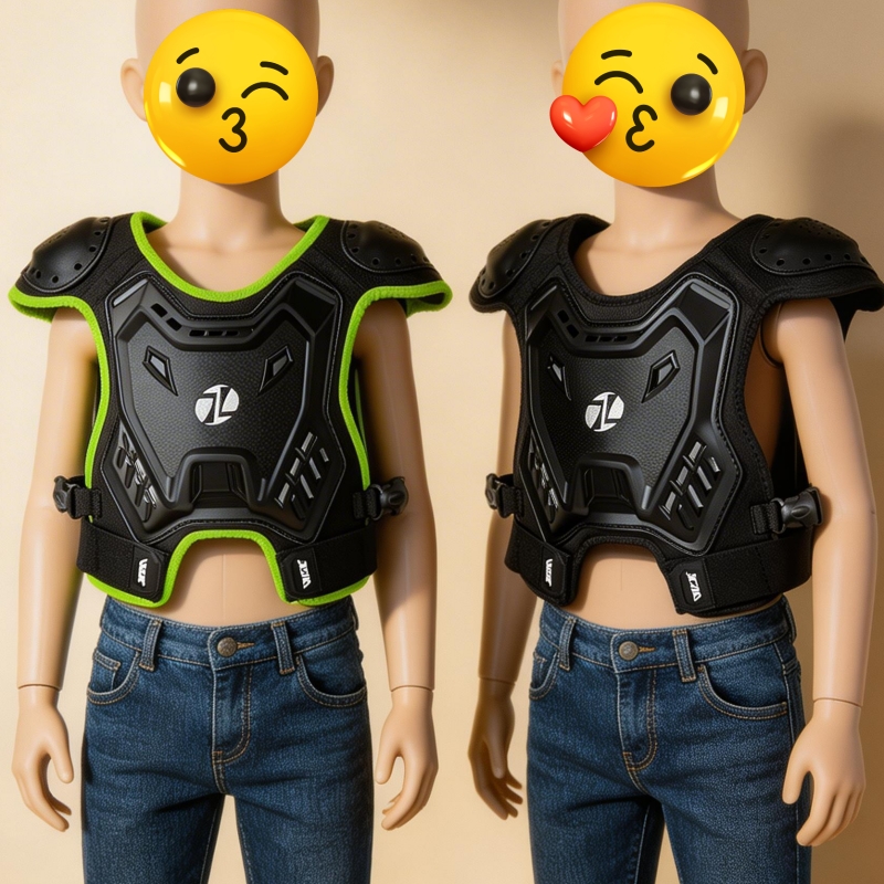 어린이용 오토바이 아머 조끼, 모토크로스 MTB BMX - Chest Protector Armor 리뷰 및 가격