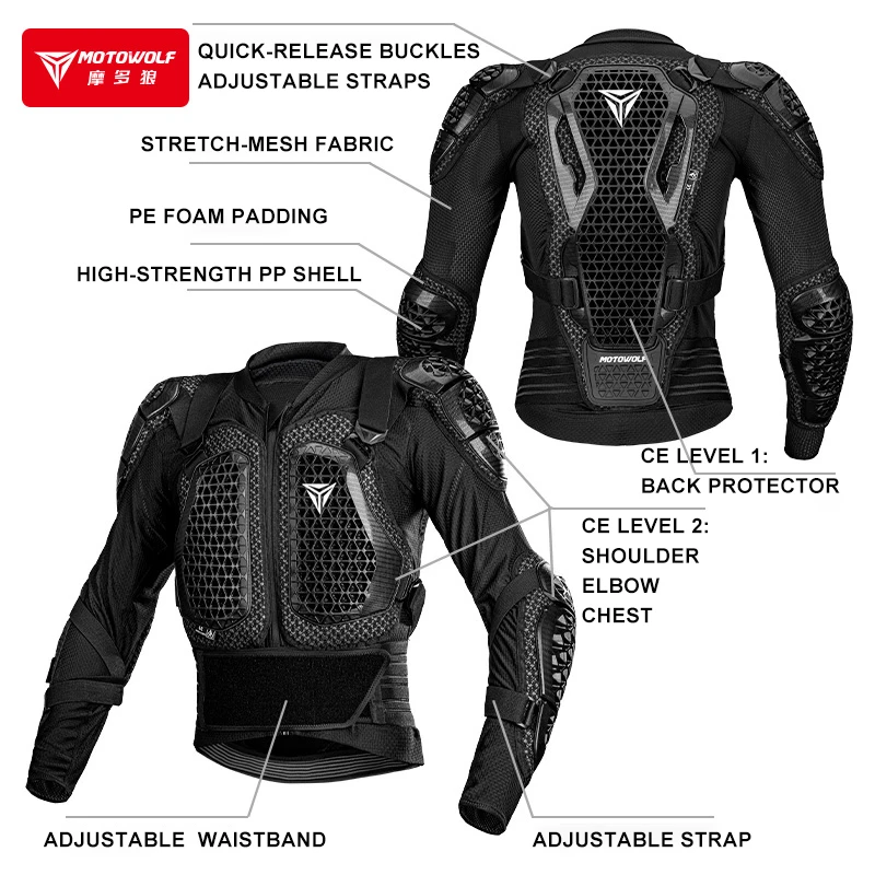 모터크로스 MX 오토바이 바디 아머 모터바이크 레이싱  - Motorcycle Gear Mesh 리뷰 및 가격