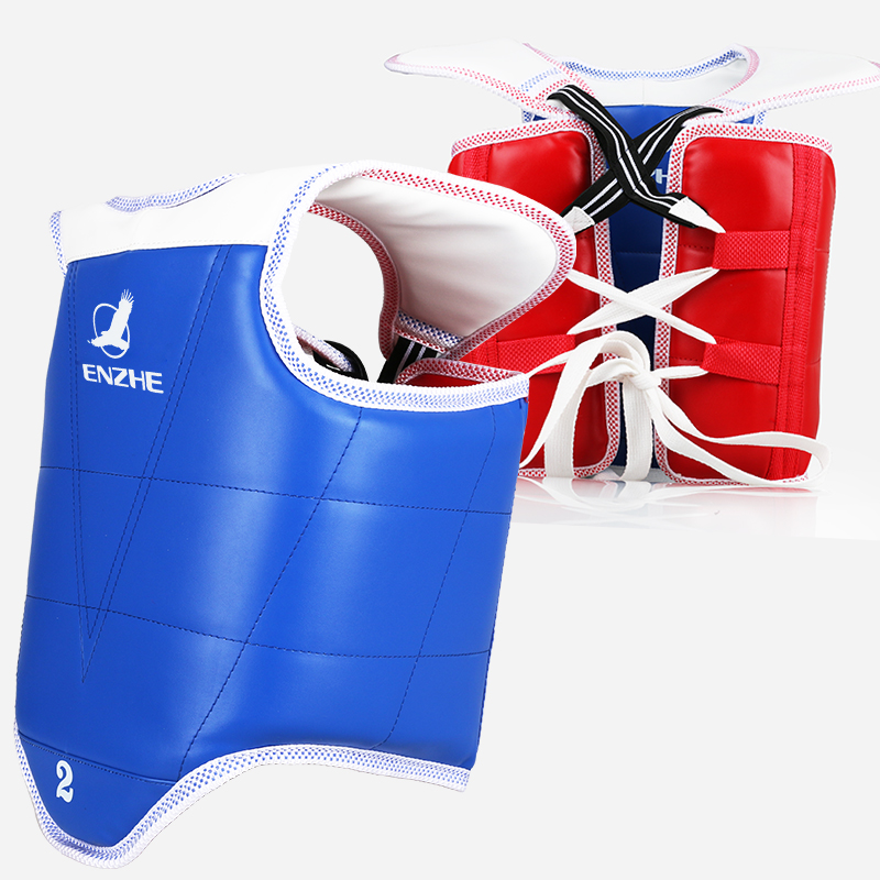 WTF 승인 어린이 성인 태권도 가슴 보호대, 빨간색  - Chest Protector Armor 리뷰 및 가격
