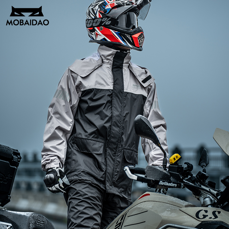 오토바이/자전거용 반사 방수 레인코트 & 바지 세트 2 - Motorcycle Gear Mesh 리뷰 및 가격